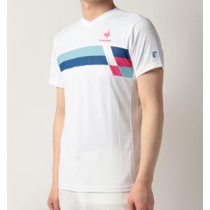 ルコックスポルティフ ネオヘリテージゲームシャツ(メンズ) M ホワイト #QTMTJA00-WHT NEO HARITAGE GAME SHIRT LE COQ SPORTIF｜memon-leather