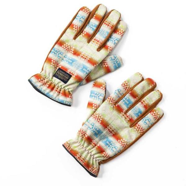 【在庫限り】 ペンドルトン コーデュロイプリントメンズグローブ オフ #19807336-004 【...