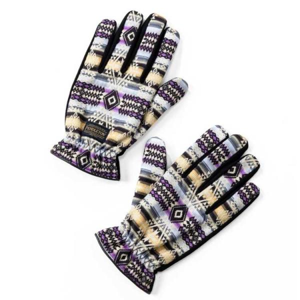 【在庫限り】 ペンドルトン コーデュロイプリントメンズグローブ ブラック #19807336-016...