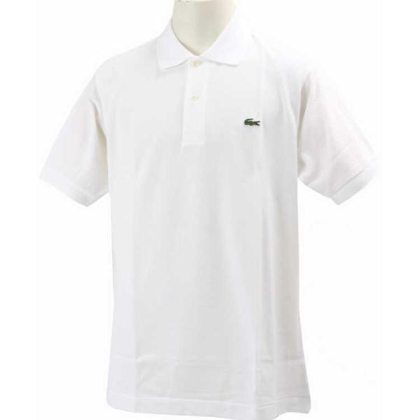ラコステ メンズ L.12.12 ポロシャツ(無地・半袖) S(3) ホワイト #L1212LJ-9...