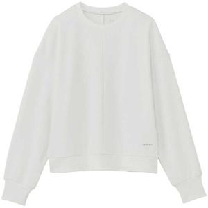 ダンスキン グリーンウェイロングスリーブスウェット(レディース) M ジャスミンホワイト #DC523304-JW GREENWAY L/S CREW DANSKIN｜memon-leather