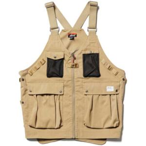 ナンガ タキビリップストップ フィールドベスト(ユニセックス) S ベージュ #N11DEGE4-BEG TAKIBI RIPSTOP FIELD VEST NANGA｜memon-leather