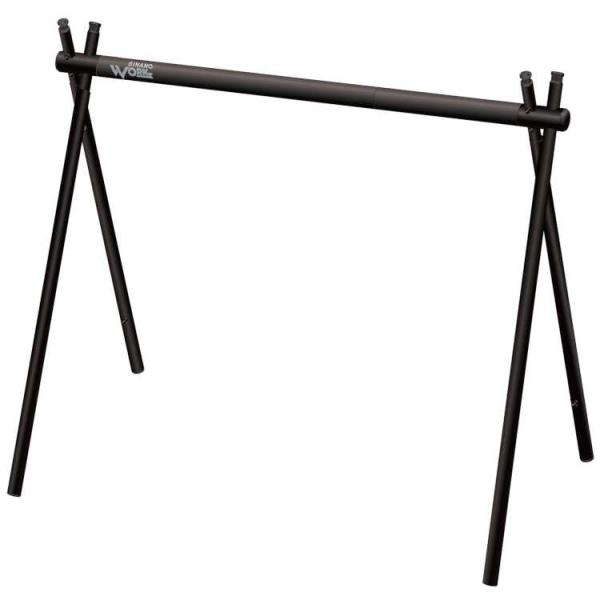 シナノワークス スナイプハンガー ソロ(アウトドアハンガーラック) 使用時幅35〜52cm、高さ38...