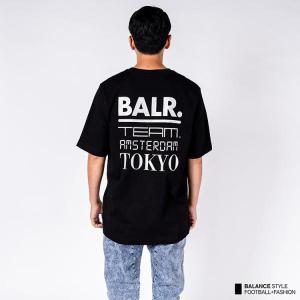 ボーラー AMSTERDAM TOKYO STRAIGHT L/S Tシャツ(メンズ) 日本限定 M ブラック #B1112.1064-0001 AMSTERDAM TOKYO STRAIGHT L/S T-SHIRT BALR.｜memon-leather