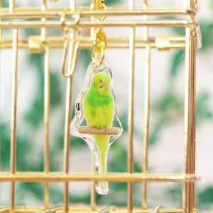 キーホルダー 小鳥のキーホルダー クリックポス...の詳細画像1