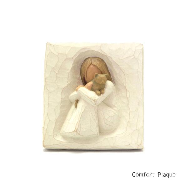 ウィローツリー メモリアルオブジェ　飾りプレート Comfort Plaque　〜やすらぎ〜　猫 w...