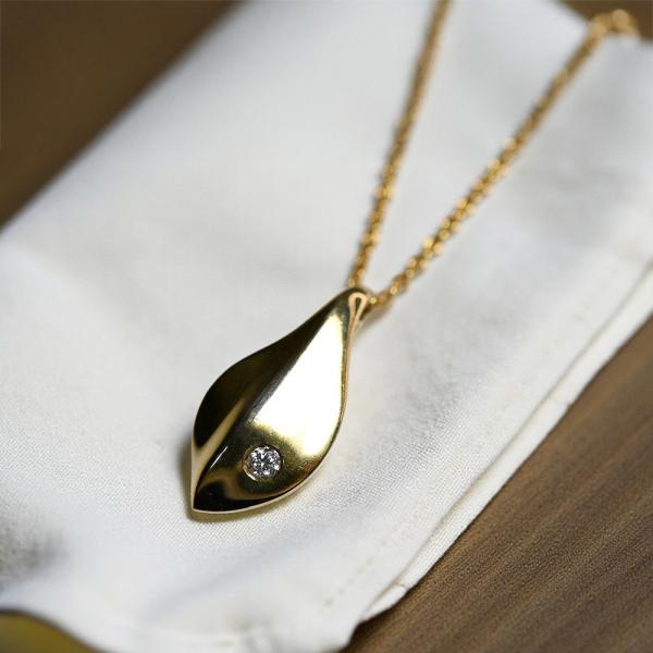 [遺骨ペンダント・樹脂タイプ完全防水] メモリアルジュエリー LC01-G (K18YG×誕生石) ...