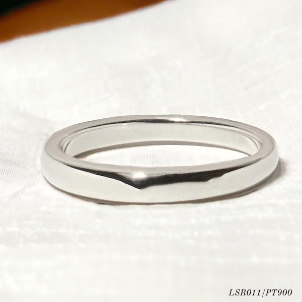 メモリアルリングLSR011 【完全防水樹脂埋封ジュエリー】 遺骨リング、指輪 プラチナ Pt900