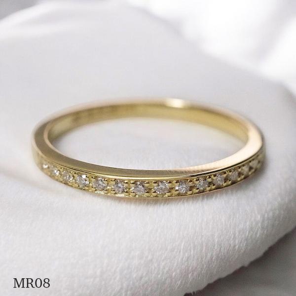 【MR08/イエローゴールド】メモリアルリングMR08 K18YGまたはK10YGからお選びください...