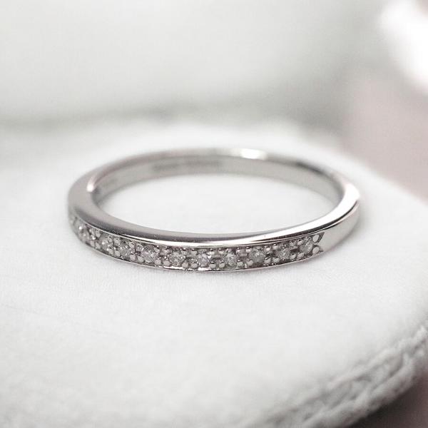 【MR08/Pt900】メモリアルリングMR08 地金：Pt900 (プラチナ/ダイヤモンド） 〜遺...