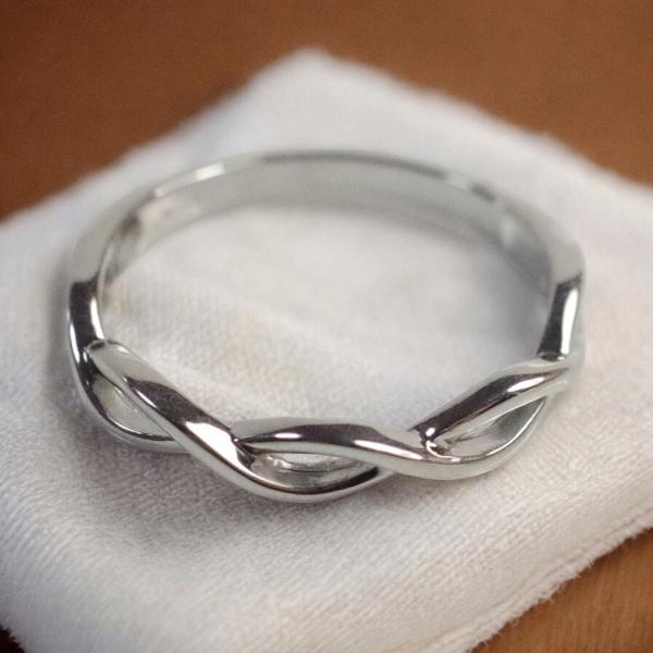 【MR23/K10WG】遺骨リング セミオーダー完全防水 メモリアルリングMR23 素材：K10WG...