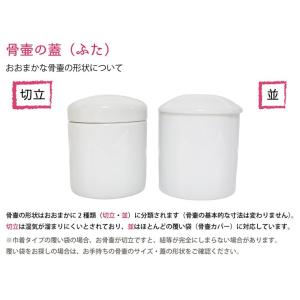 骨壷 ミニ骨壷 2寸 ホワイト 白並 骨壷のみ...の詳細画像3