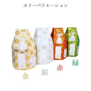 骨袋 覆い袋 白並骨壷セット 3寸 六角袋 広...の詳細画像1