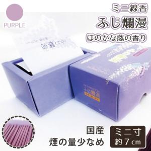 ミニ線香 ふじ爛漫 90g 藤 典雅な藤の香り ミニ寸の商品画像