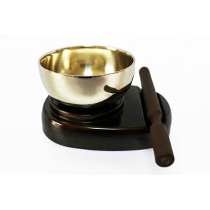 仏具 おりん 2.3寸 木目 こだち モダン ミニの詳細画像4
