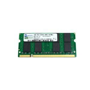 SODIMM 2GB PC2-5300 DDR2 667 200pin SO-DIMM Macメモリー 5年保証 相性保証付 番号付メール便発送