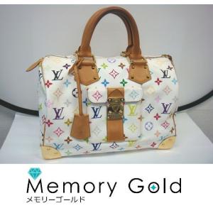 ♪ルイ・ヴィトン LOUIS VUITTON スピーディ 30 ハンドバッグ モノグラム マルチカラー M92643　中古品　A123456777｜memory-gold