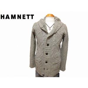 ◆新品 ハムネット ウールニットジャケットg ■