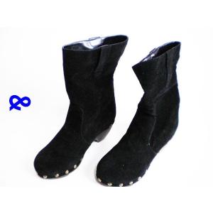 新品 ♪ ＆(アンド）　ショート ブーツ 黒色 ◆ 靴 女性用 b023｜memosia