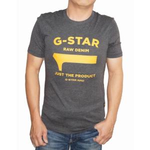 ジースターロウ G-STAR-RAW 半袖Tシャツ グレー  D17325 メンズ ロゴ 夏物 ジースターロゥ｜memosia