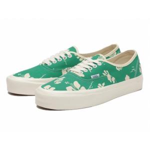 ヴァンズ VANS オーセンティック 44DX アナハイムファクトリーコレクション  緑 メンズ 花柄 アロハ 海外モデル｜memosia