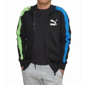 プーマ PUMA トラックジャケット T7 531377 メンズ ヴィンテージ  黒 青 緑 ブラック ブルー グリーン 春物 秋物 T7ジャージ｜memosia