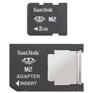 メモリースティック 2GB M2 SDMSM2-002G サンディスク アダプター付属