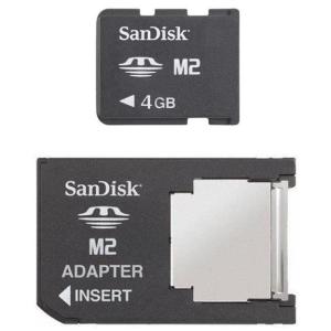 メモリースティック 4GB M2 SDMSM2-004G サンディスク アダプター付属