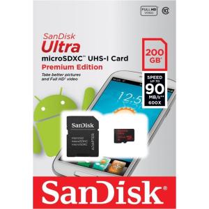 マイクロSD 200GB サンディスク Ultra microSDXC SDSDQUAN-200G 海外パッケージ品