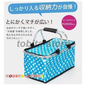 エコバッグ 保冷 保温 折りたたみ バスケット...の詳細画像2