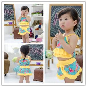 水着 キッズ セパレート 子供水着 2点セット ...の商品画像