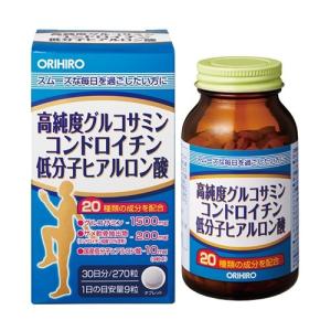 高純度グルコサミンコンドロイチン低分子ヒアルロン酸 サプリメント 健康食品 オリヒロ ORIHIRO [OR]｜mens-rescue