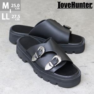 LOVE　HUNTER　サンダル LOVEHUNTER（ラブハンター） サンダル +5.5cm ハイソールベルテッド
