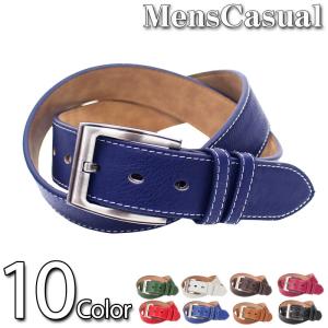 UNITED GOLD ベルト メンズ 本革 牛革 白ホワイト シンプル