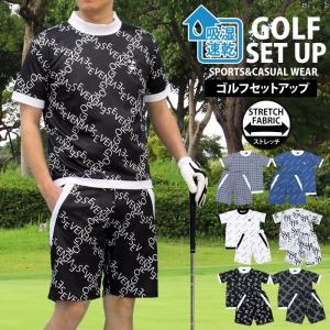 GIORNO SEVEN（ジョルノセブン） ゴルフ 吸汗速乾ドライ 総柄 ゴルフ
