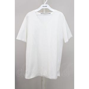 NO ID. / CパールヴァティシルケットスムースVネックTシャツ 1 ホワイト T-23-11-...