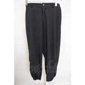 NO ID. / インバーテッドタックバルーンイージートラウザーズパンツ 1 ブラック T-24-0...