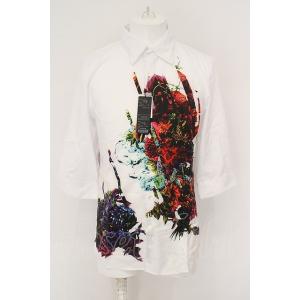 CIVARIZE / Invisible花柄ジャガードロングシャツ 46 ブラック T-25-09