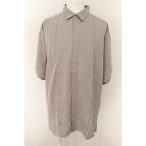 NO ID. / ピンタックフライフロントBIGシャツ ONE グレー O-24-05-23-008...