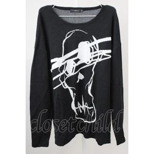 CIVARIZE / Mute スカルダブルジャガード 46 ブラック T-25-02-05-007...