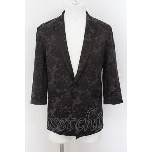 TORNADO MART / シルキーフラワーJQ7分袖ジャケット LL ブラック O-24-07-...