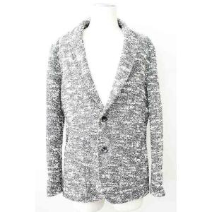 Zero by TORNADO MART / ウーリージャカードジャケット LL ホワイトｘブラック...