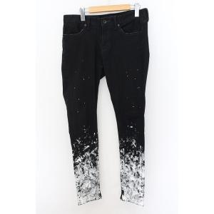 CIVARIZE / グラデーション顔料加工スキニーデニムパンツ 46 ブラック O-24-09-0...