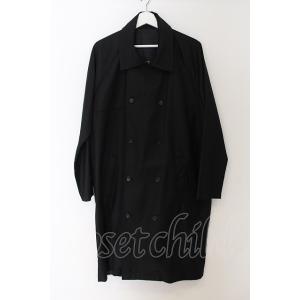 NO ID. BLACK / 切替BIGトレンチコート ONE ブラックｘマルチ O-24-09-2...