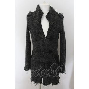 14th Addiction / トグルニットガウンジャケット 1 グレー O-24-10-10-0...