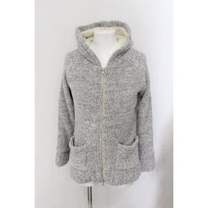 NO ID. / PモールヤーンニットZIPパーカー 1 グレー O-24-10-24-058-NO...