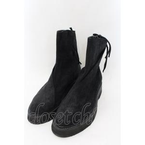 JULIUS / COW SKIN スラッシングブーツ 3（約28.5cm） ブラック O-24-1...