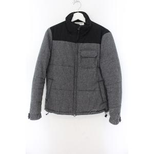 VANQUISH / 切り替えスタンドネック中綿ブルゾン 1 ブラックｘグレー O-24-12-07...