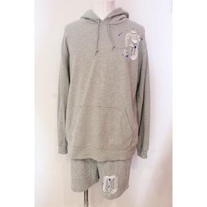 NO ID. / ペインティングスウェットセットアップ ONE グレー O-25-05-25-001...