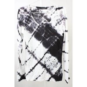 CIVARIZE / Crazyタイダイカットソー 44 ブラックｘホワイト T-25-10-07-...